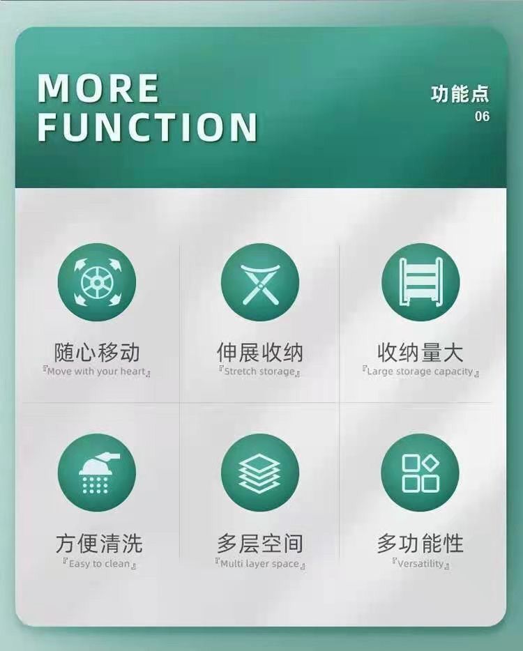 Kệ Gấp Gọn 3 Tầng Có Bánh Xe - Xe Đẩy Đa Năng Cho Nhà Bếp, Spa, Phòng Khách - Ảnh 22